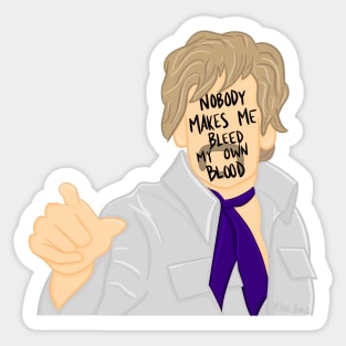 White Goodman Dodgeball Sticker